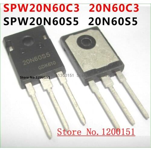 SPW20N60S5 20N60S5 SPW20N60C3 20N60C3 N-channel FET TO-247 600V 20A new original In Stock