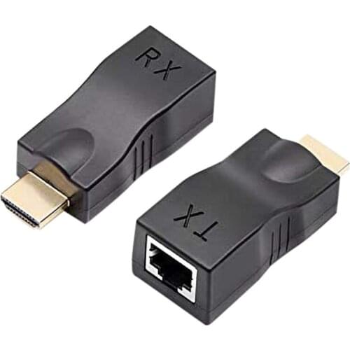 Plug-and-play Extender For HDMI 1080P High Definition Signal Transmitter Receiver Extension Adapter Connector Converter Kit