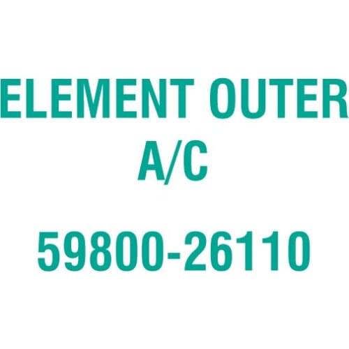 For Kubota 59800-26110 ELEMENT OUTER A/C