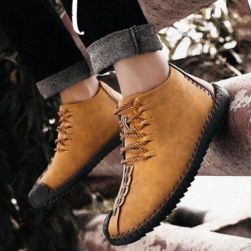 1 Pair Men Shoes Non-slip Sneakers Breathable Casual Warm for Winter Outdoor &T8