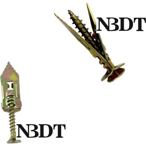 200Pcs Hammer Expansion Anchor Nut With Drywall Screw For Calcium Silicate Plasterboard Thermal Insulation Board