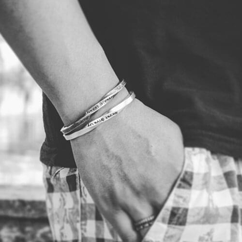 Bracelet men stainless steel adjustable pandora charm bracelet hip hop Steel Retro Open bracelet gift male Accessories jewellery