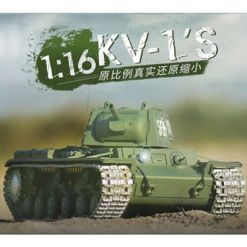 Kids Military Tank Model 2.4G 30 Mins Russia Simulation Armoured Assault Electric Remote Control RC Tank Model With Smoke Bullet