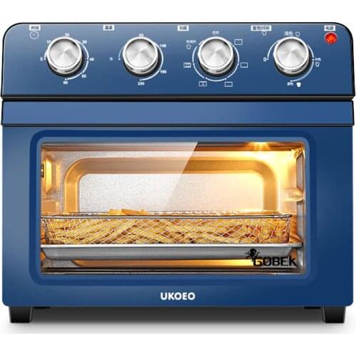Ukoeo T35 Air Deep-Fried Pot Toaster Oven Household Oil-Free Low-Fat Chips Fried Machine Large-Capacity Conveyor Pizza Ovens