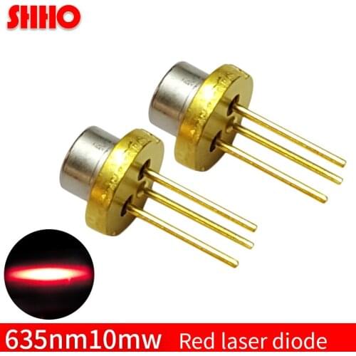 Red light low power TO18/diameter 5.6mm 635nm 10mw red laser diode laser locator accessories laser semiconductor red lamp parts