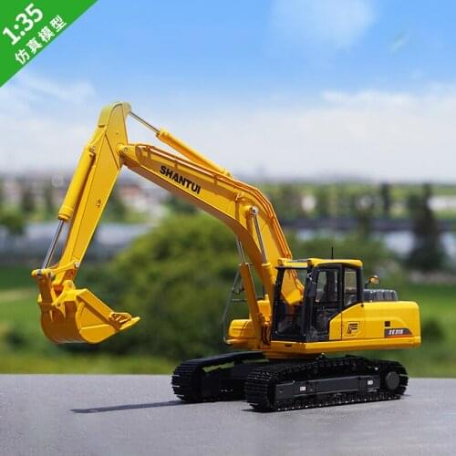 Diecast Alloy Engineering Vehicle Model 1:35 Scale Se215 Excavator Alloy Simulation Bulldozer Model Souvenir Child Birthday Gift