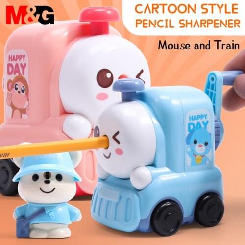 M&G Auto-feed Rotary Mechanical Pencil Sharpener Kawaii Pen Sharpener Office Supplies Creative Cute Stationery Back To School
