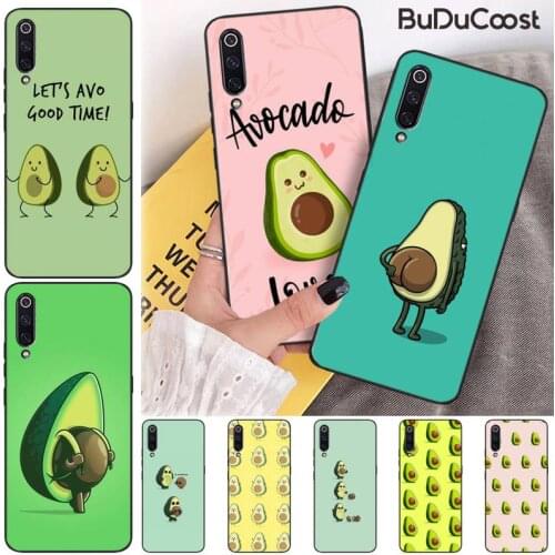 Cute fruit avocado Soft Phone Case Cover For Xiaomi Mi 9 9T CC9 CC9E 8 SE Pro A2 Lite 6X 5 A3 A1 Max Mix 2 3