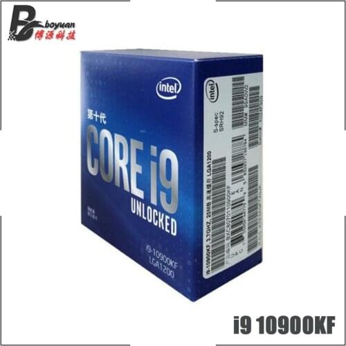 Intel Core i9-10900KF i9 10900KF 3.7 GHz Ten-Core Twenty-Thread CPU Processor L3=20M 125W LGA 1200 Sealed New but without cooler