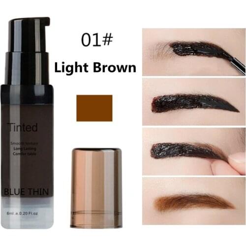 Three-color Eyebrow Dye Cream Liquid Tearing Eyebrow Gel Natural 3D Eyebrow Shape Waterproof Quickly Dry Makeup Cosmetics TSLM1