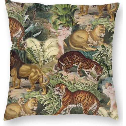 The Beauty Of The Forest Pillowcase Home Decorative Nature Floral Cushion Cover Throw Pillow for Car Double-sided Printing