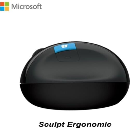 Manufacturer refurbished: Microsoft Sculpt Ergonomic Blue track Technology 1000DPI Interface Receiver Wireless Mouse