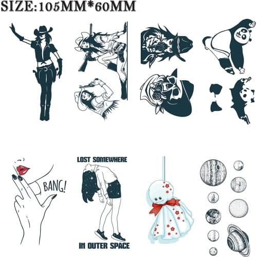 Temporary tattoo sticker Flowers animals skulls Waterproof fake tattoo for men and women 105*60mm