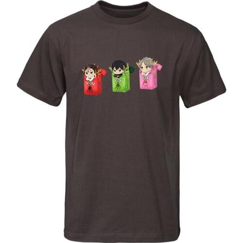 Japanese Haikyuu T Shirt Male Print Grunge Plus Size T Shirt Clothes Tumblr Streetwear Round Neck Tops Tshirts Short Sleeve Tee