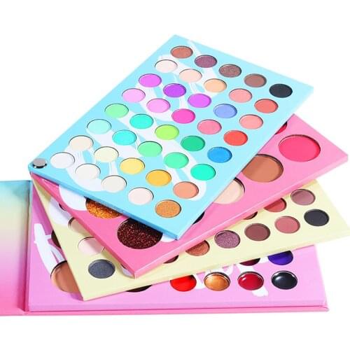 121 Color Professional Makeup Sets Palette Kit Eye Shadow Beauty Glazed Eyeshadow Palette ComprehensiveEyeshadow Lip Makeup Set