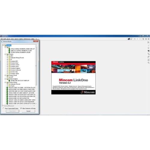 2017 Newest Komatsu Electronic parts catalogue Linkone 2017 ( Komatsu Japan )