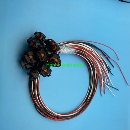 Free shipping 10 pcs 3 pin timing sensor inlet pressure plug connector 1928403966 with 80cm 18AWG wire