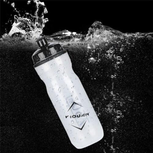750ML Extrusion Jet Outdoor Sports Cup Mountain Bike Sports Bottle Dust Cup Dust Cover PP Plastic Bicycle Water Bottle