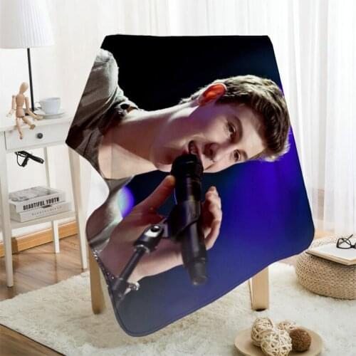 Musife Custom Shawn Mendes Flannel Blanket Design Your own Blanket Flannel Blankets for Sofa DIY Dropshipping