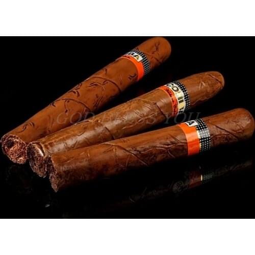 Resin Simulation Cigarettes Fake Cigar Cigarette Model Realistic Props 150mm Drop Shipping