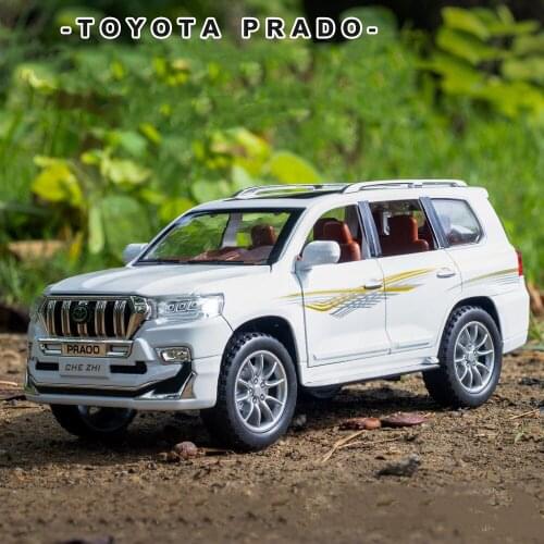 TOYOTA Land Cruiser Prado SUV Collection Model 1:24 Alloy Car CheZhi Simulation Exquisite Diecasts Toy Vehicles Toy For Children