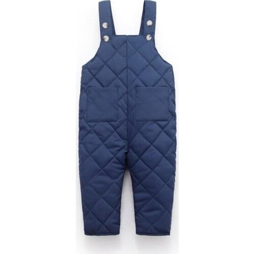New Arrival Baby Boy Overall Thicken Winter Down Jumpsuits for Kids Girls High Quality Warm Toddler Baby Trousers 1 2 3 4 5 Y