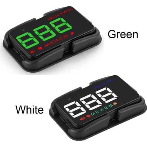 Best GPS Hud Head Up Display Car GPS Speedometer Projector Windshield Odometer Compass Over Speed Alarm With Car Adaptor