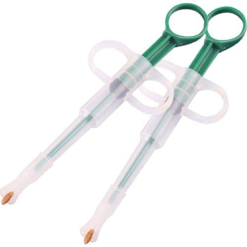 Pet Medicine Feeder Push-Cylinder Type Medicine Feeding Stick For Cats Dogs Medicine Syringe