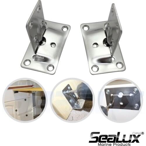 Sealux Marine Grade Stainless Steel 304 Table Bracket set Removable Multiple usage for House Boat Marine Accessories Hardware