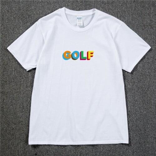 2021 new Tyler The Creator golf king flower girl cat rap music golf king OFWGKTA skateboard casual men and women hip-hop T-shirt