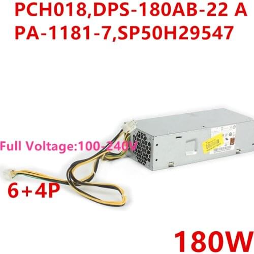New PSU For Lenovo 510S-07ICB 700-24AGR 280G2 400G4 Power Supply PCH018 DPS-180AB-22 A DPS-180AB-22 B DPS-180AB-20 A PA-1181-7