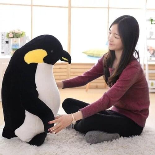 Huge plush penguin toy lovely penguin doll gift about 80cm 2654