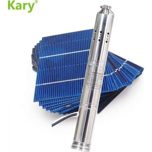 Kary 24 volt 20m lift 1inch outlet 2000l/h dc solar powered submersible brushless water pump