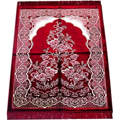 Perfect Muslim Rug Velvet Prayer Rug Quality Muslim Carpet Mat Muslim Prayer Ramadan Worship 2021 Prayer Mat Gift 120 x 80cm