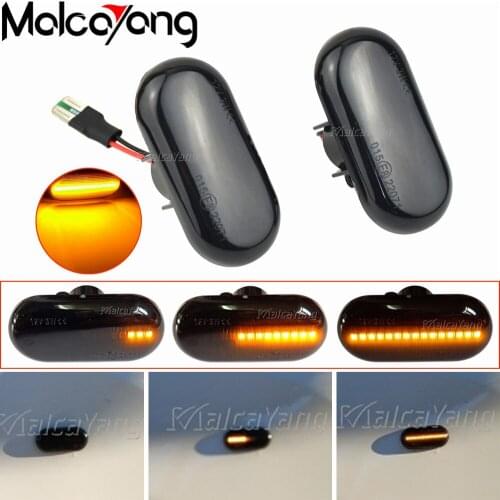 For Renault Megane 1 Clio1 2 KANGOO ESPACE Dacia Duster Dokker Lodgy Smart Fortwo 453 Led Dynamic Turn Signal Lights Side Marker