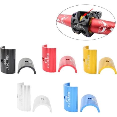 Bicycle 25.4-31.8mm Handlebar Shim Bike Stem Pad Conversion Sheet Installation Aperture MTB Road Bike Fixed Gear Cycling Repair