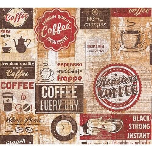 Vintage Coffee Poster Decoration Photography Backdrop Friends Party Photo Background Booth Studio Props Child Portrait Photocall