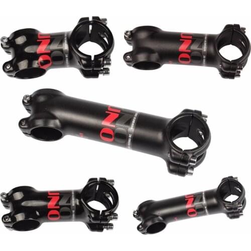 UNO MTB Road Bike Stem 7 17 Degrees shiny 60/70/80/90/100/110/120/130mm Aluminium Alloy Handlebar Clamp Mountain Bicycle Stem