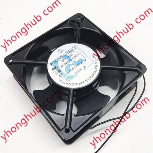 Xinruilian RAH1238B1 AC 220-240V 0.20A 120x120x38mm Server Cooling Fan