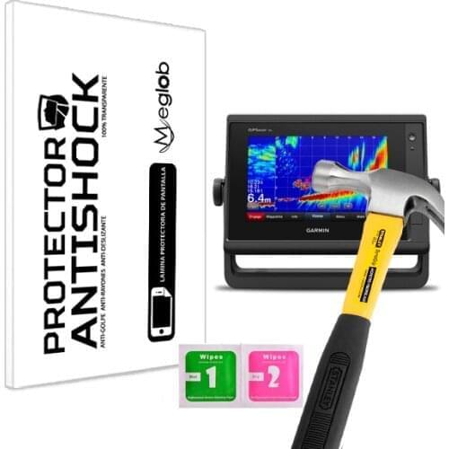 Screen protector Anti-Shock Anti-scratch Anti-Shatter compatible with Garmin GPSMAP 752(xs)