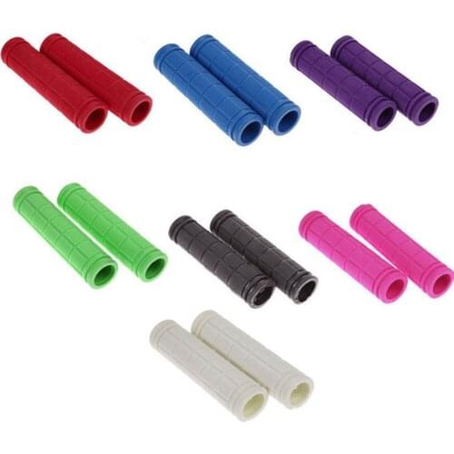 1 pair High Quality Rubber Bike Bicycle Handlebar Cover Grips Smooth Soft Rubber Handlebar Cover 22.2mm Handle Bar End