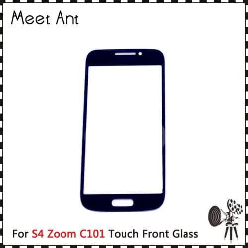 10Pcs/lot High Quality 4.3" For Samsung Galaxy S4 Zoom C101 Front Outer Glass Lens Touch Screen Panel
