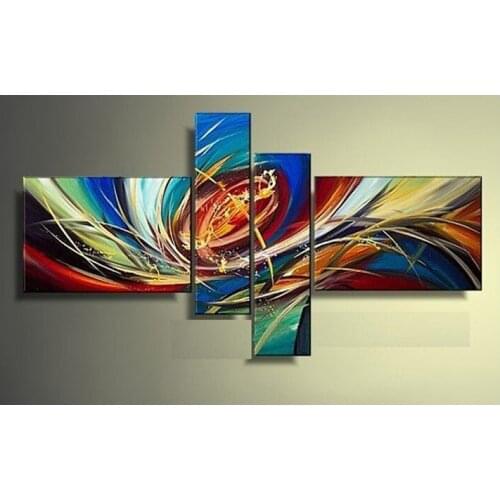 100% hand painted oil painting Home decoration high quality abstract painting pictures 160302