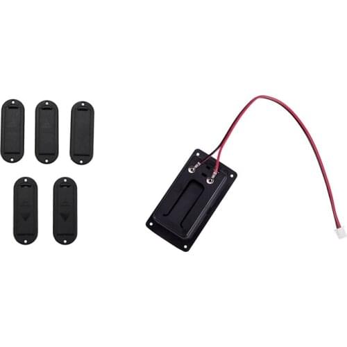 6Pcs 9V Battery Case Holder Cover Box Replacement for Active Guitar Bass Pickup