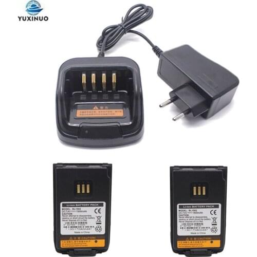 BL1502 1500mAh Li-ion Battery +CH10A07 Charger for Hytera HYT PD500 PD600 PD780 PD660 PD680 PD700 Radio Fit BL1504 BL2010 BL2020