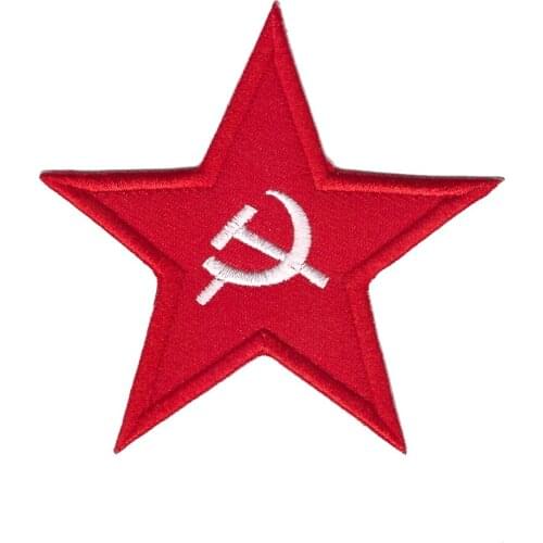 Doctor ambulance Iron On Soviet red star badge insignia USSR hammer & sickle applique iron-on patch