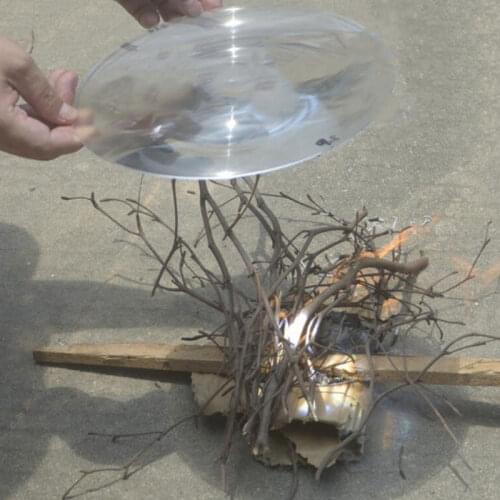 202mm Large Optical Plastic Solar Fresnel Lens PMMA Long Focal Length 85mm 95mm Plane Magnifier,Solar Magnifying Glass 1PC