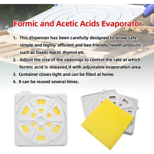 Big Adjustable Formic Acid Vaporiser Formic Acid Evaporator for Killing Varroa and Mites Beekeeping Equipment