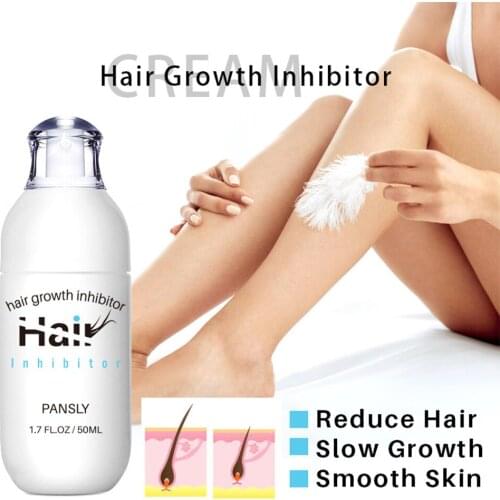 50ml Hair Growth Inhibitor Cream After Depilatory Hair Stopping Essence for Female Facial Full Body Bikini Legs Painless
