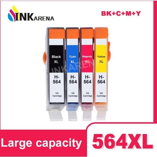INKARENA 564XL Replacement For HP 564 Ink Cartridge Photosmart 5510 5511 5512 5514 5515 6510 6512 6521 7510 ProB8553 Printer